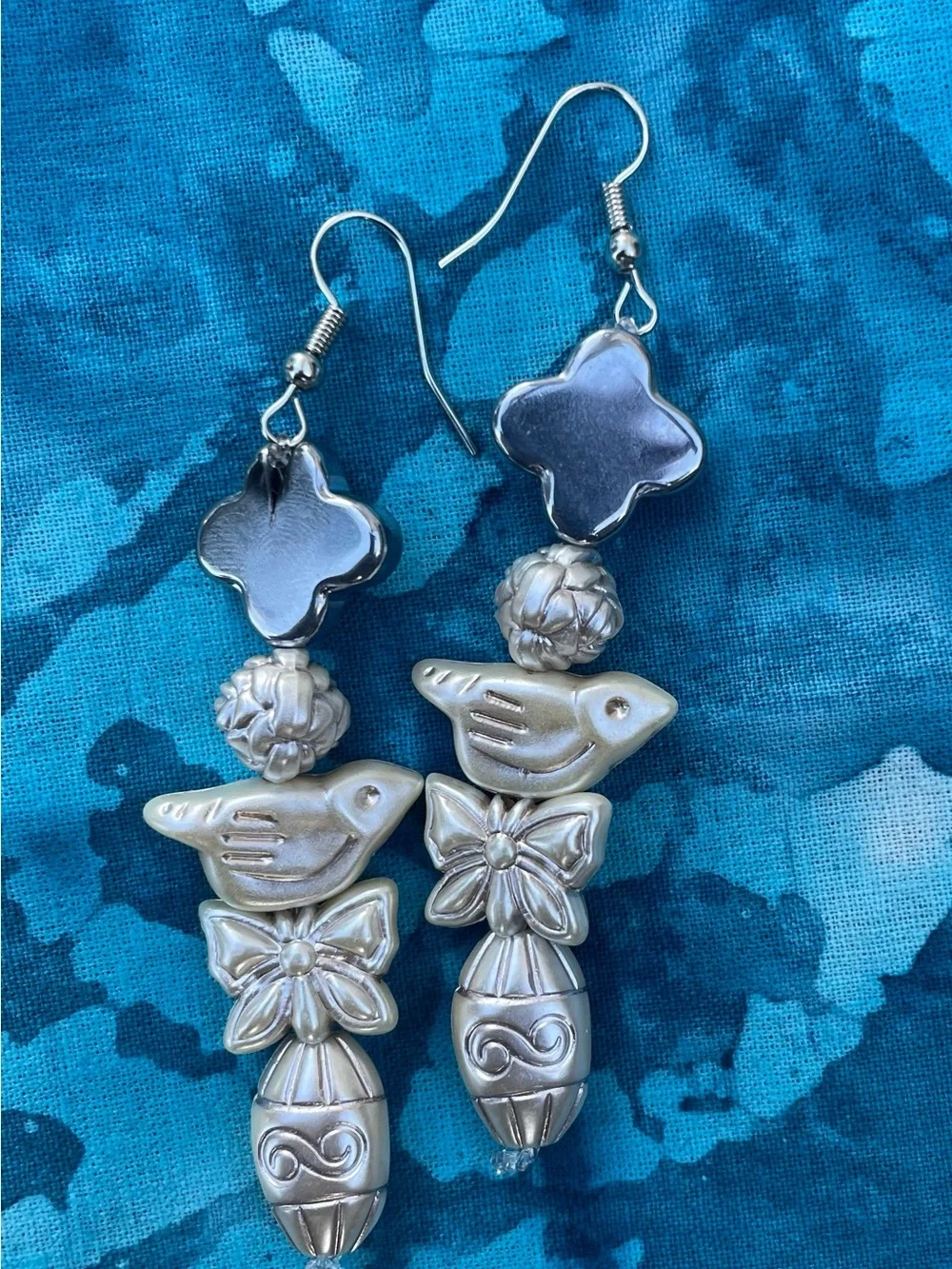 Mixed Women's Earring Set - Gold, Silver, Pearl Tones
